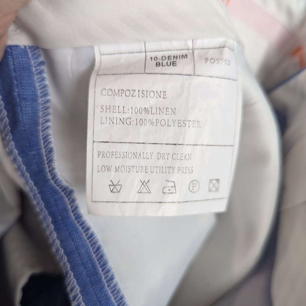 Men's Inserch 100% Linen Trousers, 38/30 - Picture 5 of 5